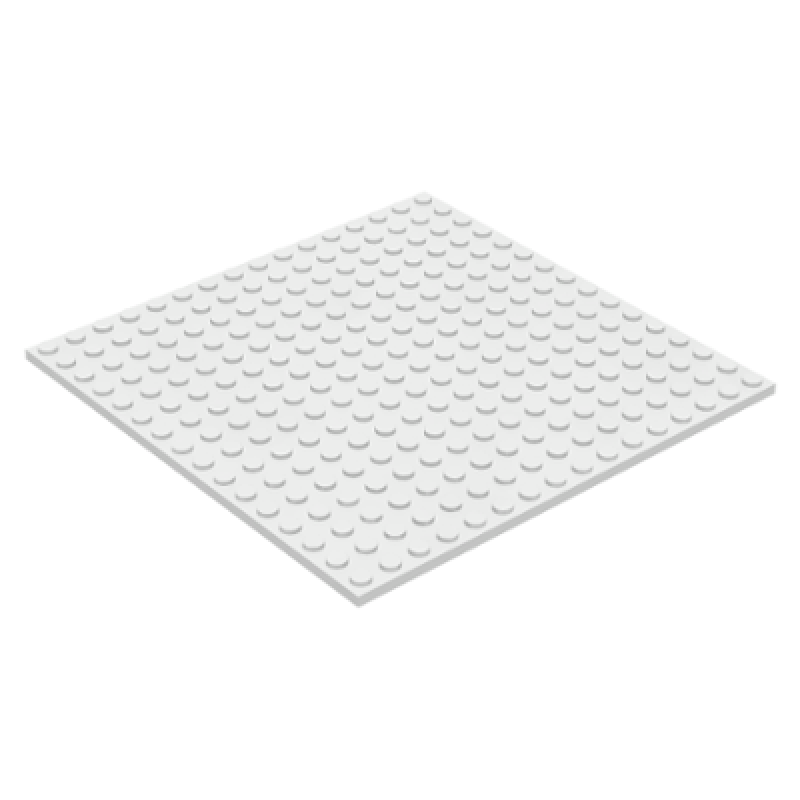 Plaat 16x16 White